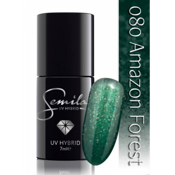 SEMILAC Lakier hybrydowy 080 Amazon Forest – 7 ml