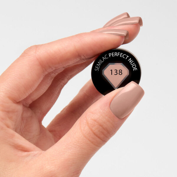 SEMILAC Lakier hybrydowy 138 Perfect Nude – 7 ml