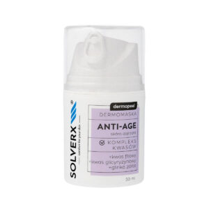 SOLVERX Dermopeel Dermomaska Anti-Age z kompleksem kwasów – do skóry dojrzałej 50ml
