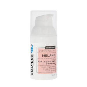 SOLVERX Dermopeel Dermopeeling Melano – Kompleks Kwasów 30% (migdałowy,jabłkowy,fitowy) 30ml