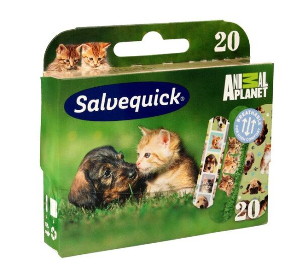 Salveqiuck Plastry Animal Planet dla dzieci-20szt