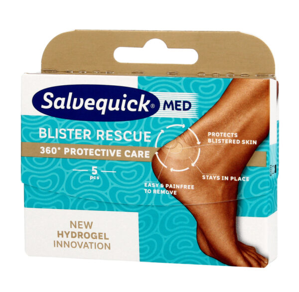 Salvequick Med Blister Rescue Plastry na pęcherze 360 Protective Care-5szt