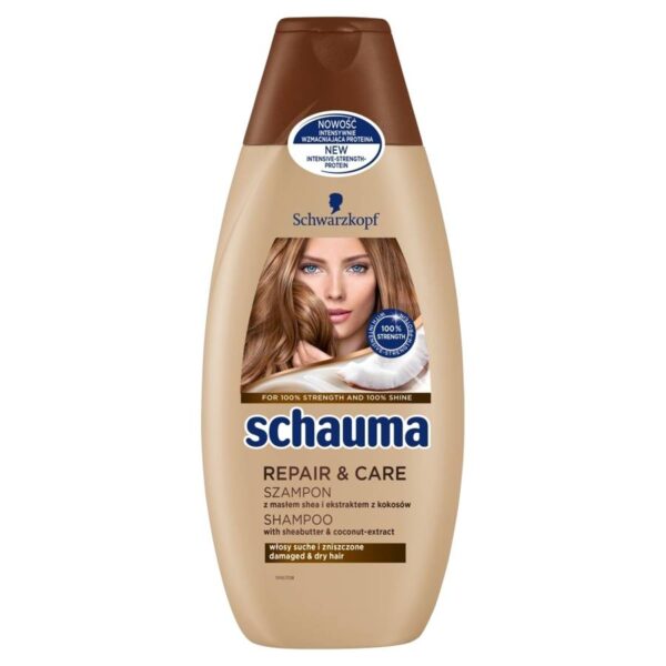 Schwarzkopf Schauma Szampon Repair & Care do włosów suchych i zniszczonych  400ml - obrazek 2