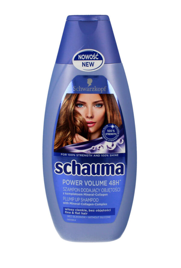 Schwarzkopf Schauma Szampon do włosów Power Volume 48H 400 ml - obrazek 2