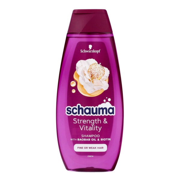 Schwarzkopf Schauma Szampon do włosów Strength & Vitality – włosy cienkie i łamliwe   400ml