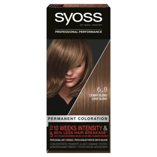 Schwarzkopf Syoss Farba do włosów Ciemny Blond nr 6-8