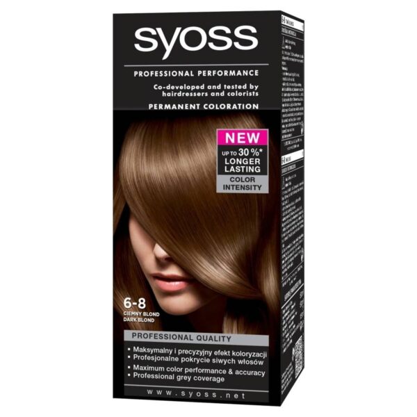 Schwarzkopf Syoss Farba do włosów Ciemny Blond nr 6-8 - obrazek 2