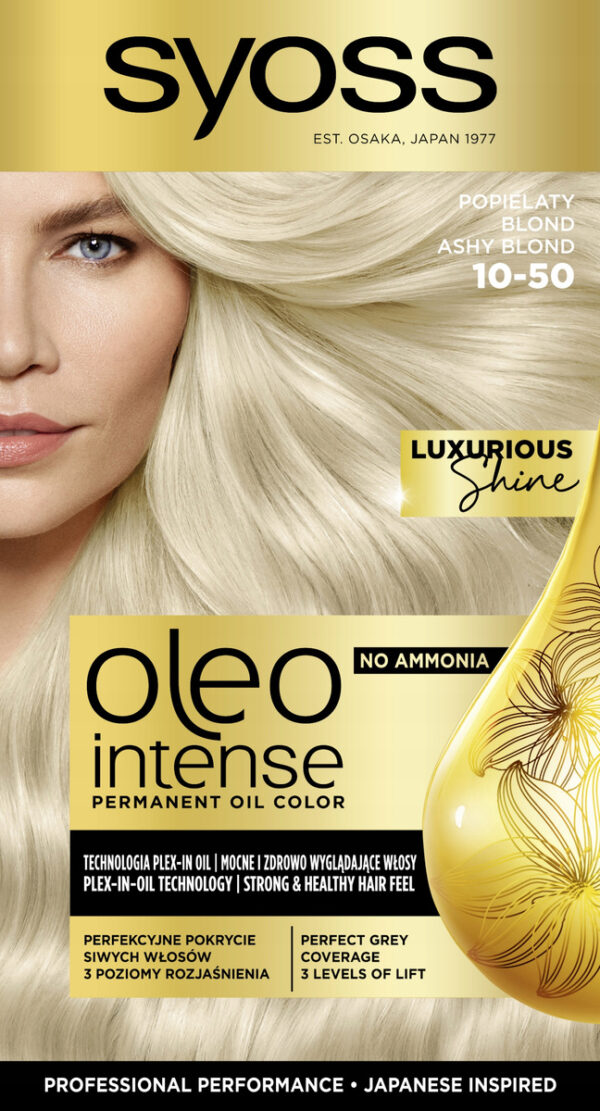 Schwarzkopf Syoss Farba do włosów Oleo 10-50 popielaty blond