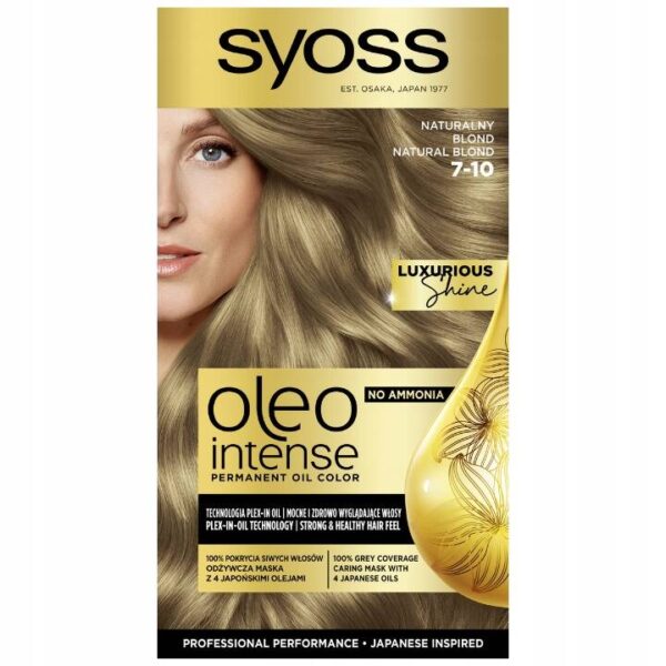 Schwarzkopf Syoss Farba do włosów Oleo 7-10 naturalny blond