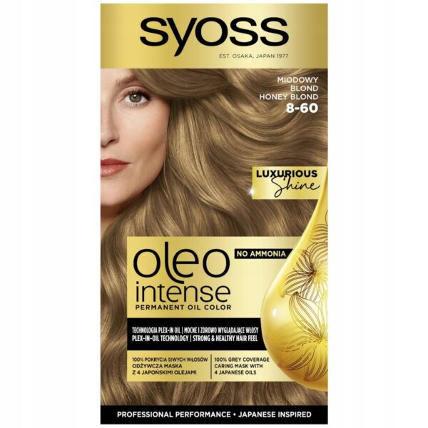 Schwarzkopf Syoss Farba do włosów Oleo 8-60 miodowy blond