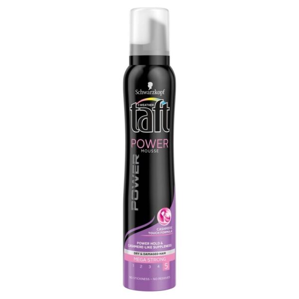 Schwarzkopf Taft Power Cashmere Pianka do włosów mega mocna 200ml - obrazek 2