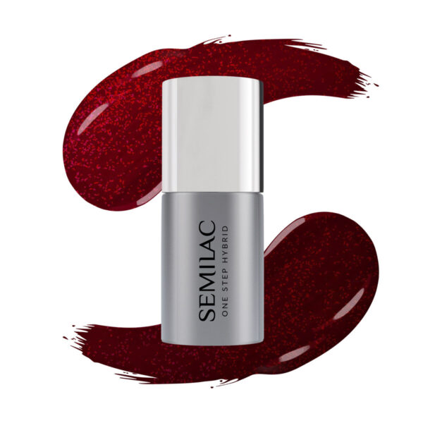 Semilac One Step S590 Glitter Red 5ml