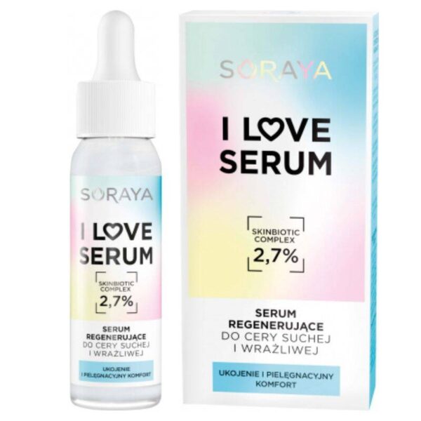 Soraya I LOVE SERUM Serum regenerujące do cery suchej i wrażliwej 30ml