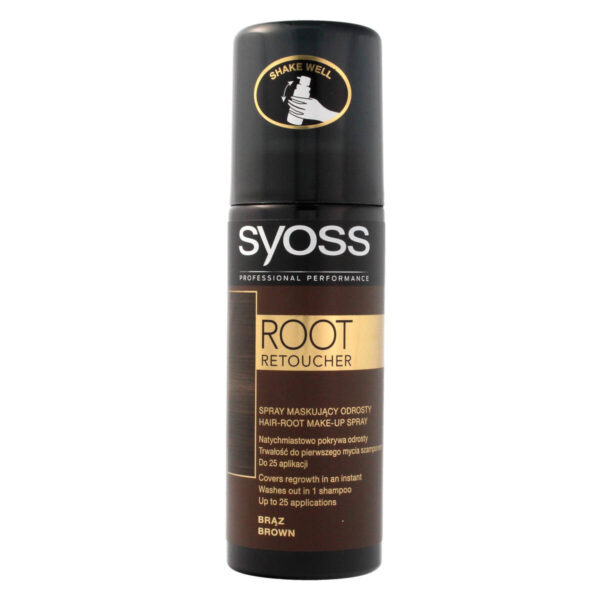 Syoss Root Retoucher Spray maskujący odrosty –  Brąz  120ml