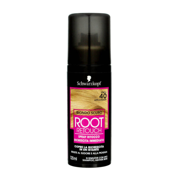 Syoss Root Retoucher Spray maskujący odrosty –  Ciemny Blond  120ml