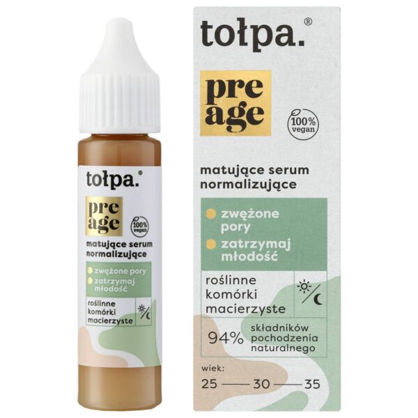 TOŁPA Pre Age Matujące Serum normalizujące na dzień i noc 20 ml