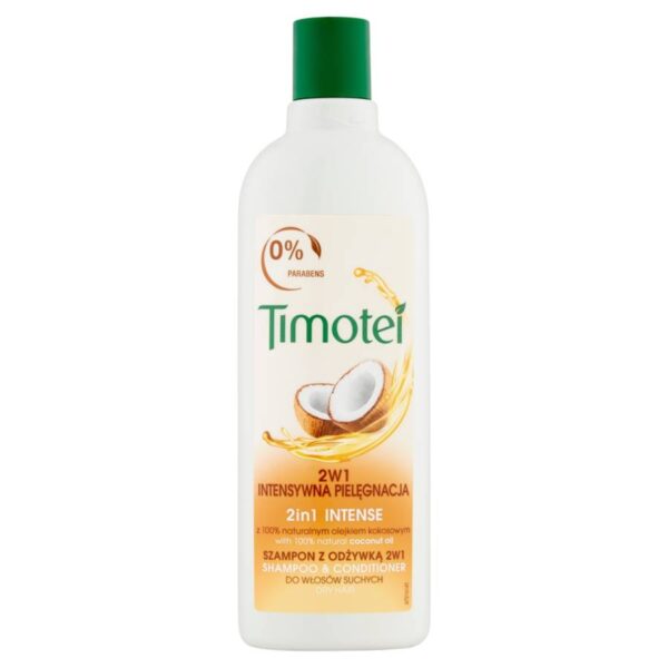 Timotei Szampon 2w1 Intensywna pielęgnacja 400ml - obrazek 3