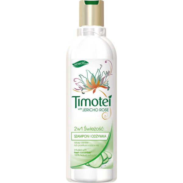 Timotei Szampon 2w1 Świeżość – ogórek 400 ml