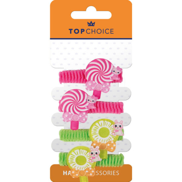 Top Choice Frotki do włosów (26577)-4szt