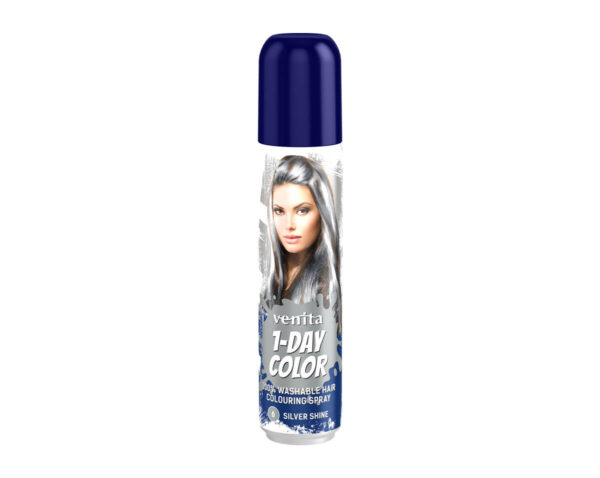 VENITA 1- Day Color Spray koloryzujący do włosów - nr 6 Silver Shine (srebrny) 50ml