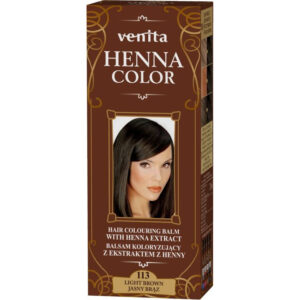 VENITA Henna Color Balsam koloryzujący z ekstraktem z Henny – 113 Jasny Brąz