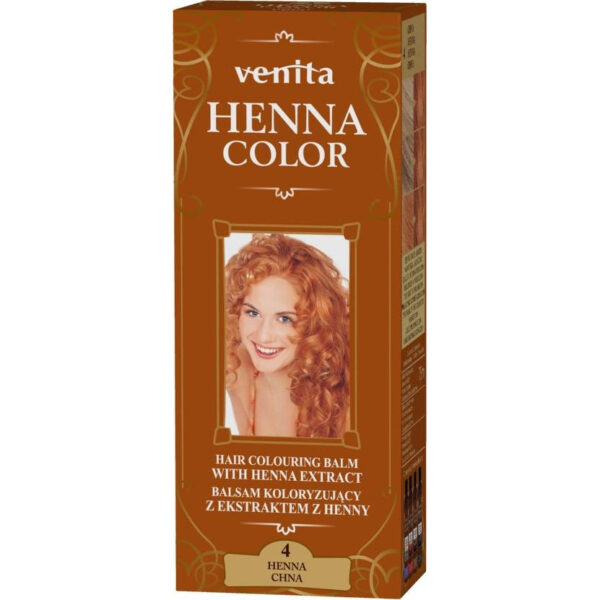 VENITA Henna Color Balsam koloryzujący z ekstraktem z Henny – 4 Chna