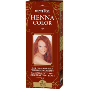 VENITA Henna Color Balsam koloryzujący z ekstraktem z Henny – 6 Tycjan