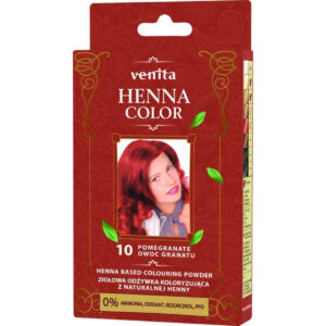 VENITA Henna Color Ziołowa Odżywka koloryzująca – 10 Owoc Granatu