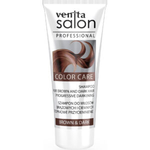 VENITA Salon Professional Szampon Color Care do włosów brązowych i ciemnych – stopniowo przyciemniający 200ml