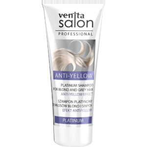 VENITA Salon Professional Szampon platynowy do włosów blond i siwych – efekt Anti-Yellow 200ml