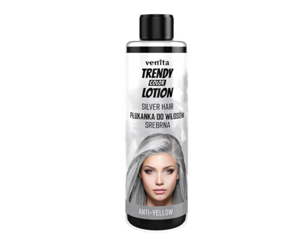 VENITA Trendy Color Lotion Płukanka do włosów anti-yellow - Srebrna 200ml