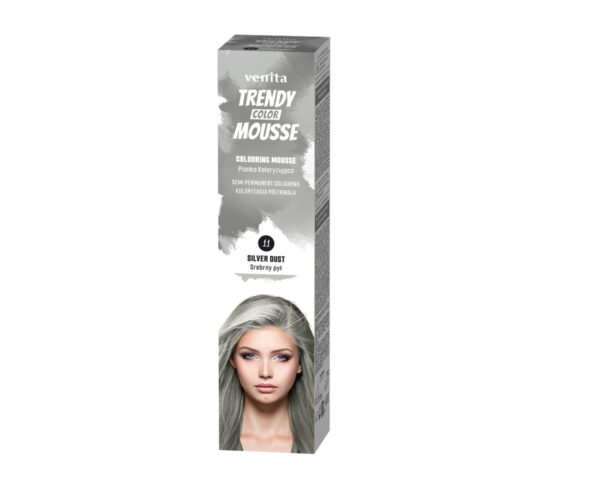 VENITA Trendy Color Mousse Pianka koloryzująca do włosów - 11 Silver Dust (Srebrny Pył)  75ml.