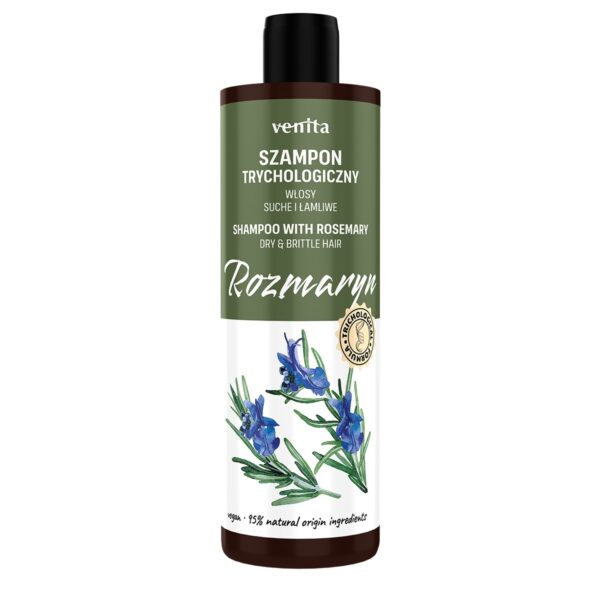 VENITA Trichological Formula Szampon trychologiczny Rozmaryn – do włosów suchych i łamliwych 300ml