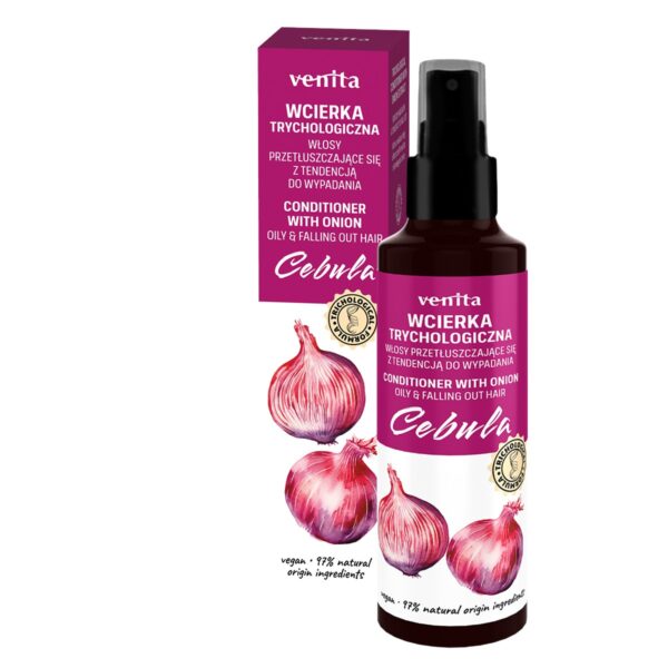VENITA Trichological Formula Wcierka trychologiczna Cebula – do włosów przetłuszczających się z tendencją do wypadania 100ml