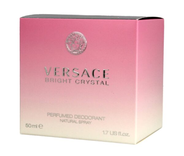 Versace Bright Crystal Dezodorant perfumowany naturalny spray 50ml - obrazek 2