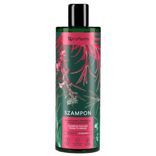 Vis Plantis Herbal Vital Care Szampon do włosów z tendencją do przetłuszczania (rozmaryn-ostropest-melisa)  400ml