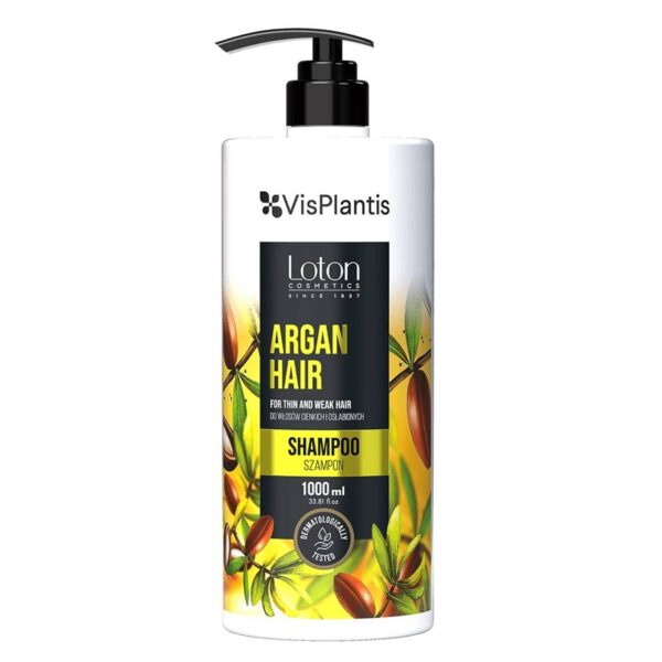 Vis Plantis Loton Szampon do włosów cienkich i osłabionych - Argan Hair 1000ml