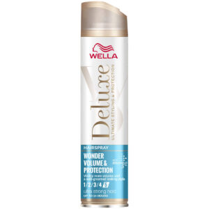 WELLA DeLuxe Lakier do włosów Wonder Volume & Protection 250ml
