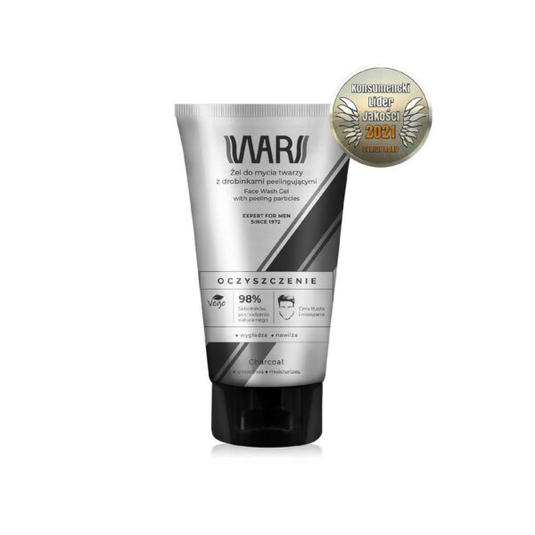 Wars Expert for Men Żel do mycia twarzy z drobinkami peelingującymi – Oczyszczenie 150ml