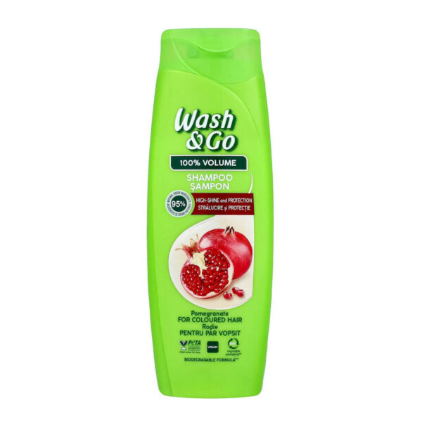 WashGo Pomegranate Szampon do włosów farbowanych 360ml