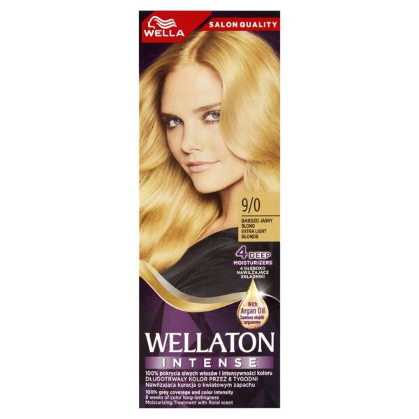 Wella Wellaton Intense Krem intensywnie koloryzujący nr 9/0 Bardzo Jasny Blond - obrazek 2