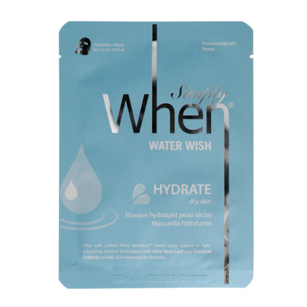 When Simply Maska na twarz w płacie Water Wish