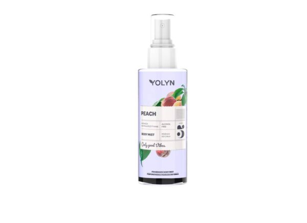 YOLYN Mgiełka do ciała Peach (Brzoskwinia) 200 ml