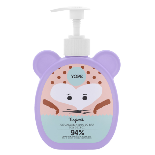 YOPE Naturalne Mydło do rąk dla dzieci NAGIETEK 400ml