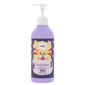 YOPE Naturalny Żel pod prysznic dla dzieci – ŻURAWINA i LAWENDA  400ml