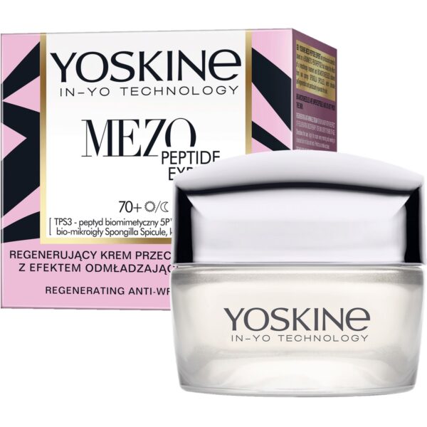 YOSKINE Mezo Peptide Expert Regenerujący Krem przeciwzmarszczkowy 70+ na dzień i noc 50ml