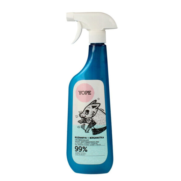 Yope Naturalny Płyn Do Czyszczenia Uniwersalny Rozmaryn Bergamotka 750ml