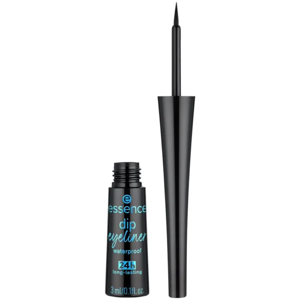 Esscence Eyeliner dip 24h long-lasting eyeliner w płynie, wodoodporny, 01, 3 ml - obrazek 3