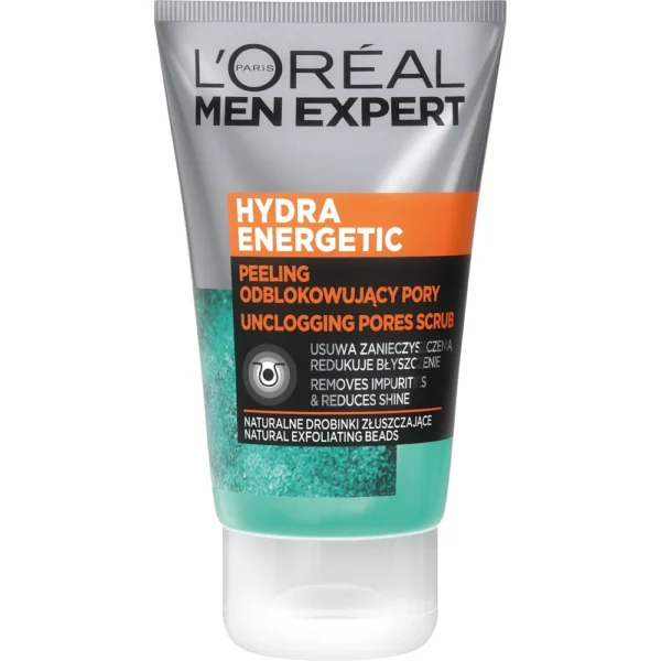 L`Oreal Men Expert Hydra Energetic peeling odblokowujący pory, 100 ml