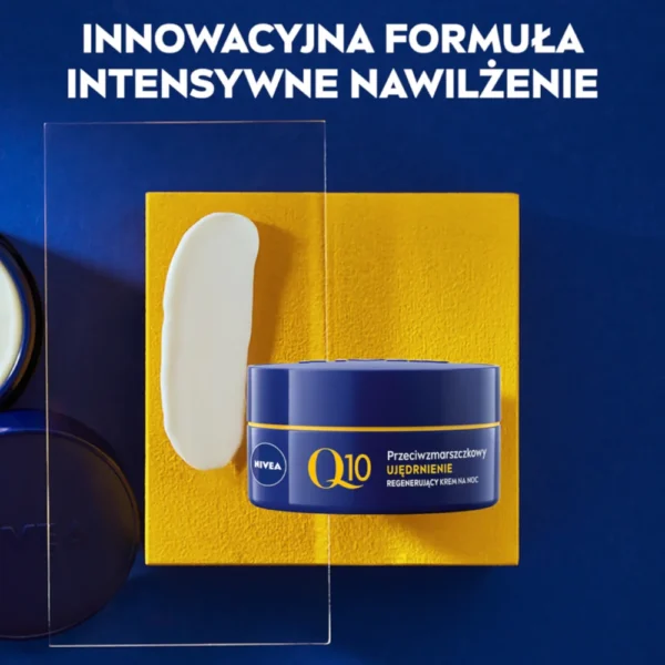 Nivea Q10 Ujędrnienie przeciwzmarszczkowy krem do twarzy na noc, 50 ml - obrazek 4